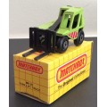 MATCHBOX MB 28 FORK LIFT TRUCK !! RARE OLIVE GREEN VARIANT !! MINT + Original Box !!