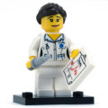 LEGO SERIES 1 NURSE (Number 11 of 16) RARE Minifigure !! Sealed In Unopened Packet !!