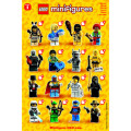 LEGO SERIES 1 NINJA (Number 12 of 16) RARE Minifigure !! Sealed In Unopened Packet !!