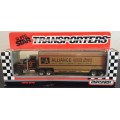 MATCHBOX TRANSPORTERS ALLIANCE RACING TEAM PETERBILT KENWORTH CY-104 !! 1992 ! RARE + Original Box