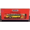 MATCHBOX TRANSPORTERS STAFF AMERICA RACING PETERBILT KENWORTH CY-104 !! 1992 ! RARE + Original Box !