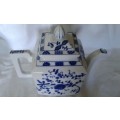 Vintage Blue & white Teapot