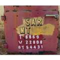 Beautiful Old International SAS Truck Door -- South African Railway Truck Door (SAR)-- SA Spoorwee