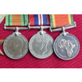 Set of 5 WWII Medals - P NDUMO 22735 - Private in The African Auxiliary Pioneer Corps