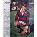 JULIAN BENNETT --  Die Huisgenoot Sportalbum no 170 ,  24 Okt 1966 (Springbok Rugby)