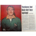PIET DU PLESSIS -- Die Huisgenoot Sportalbum  ,  28 Jul 1972 (Springbok Rugby)