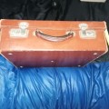 Genuine leather suitcase