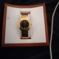 Black face Michel Herbalin ladies watch