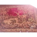 Vintage Carpet with Animal background.