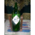 3.75 liter Scotch vintage bottle with wooden stand excellent condition