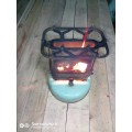 Vintage Beatrice Kerosene heater enanel cast iron camping stove