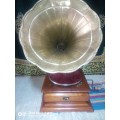 Wow His Masters Voice gramophone vintage original please read