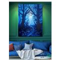 LARGE Original FOREST FANTASY Painting by Cherie Roe Dirksen -Boxed Canvas- Beautiful Tree Wall Art