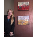 `BEFORE THE STORM` Original Acrylic Panting on Boxed Canvas- Cherie Roe Dirksen - Landscape Wall Art