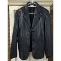 Leather Jacket - Ladies -  Black - Medium