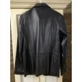 Leather Jacket - Ladies -  Black - Medium