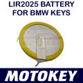 BMW Key Batteries - LIR2025 Recharegable Batteries - E46 - E90 - Special Solder on type