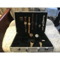 Case With Assorted Watches