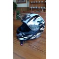 Nitro Motorcycle Helmet (size large)