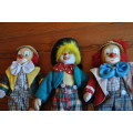 Vintage China Clown Dolls