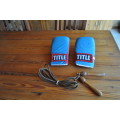 Vintage Title Boxing Gloves And Skipping Rope