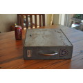 Vintage Barclays Bank Safety Deposit Metal Box (no key)