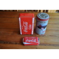 Empty Coca Cola Tins