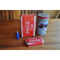 Empty Coca Cola Tins