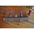 Vintage Leather School Case (Missing Handle)