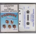 Country - Blue Edition : Various (Cassette)