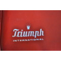 Vintage Triumph International Vinyl Carry Bag