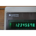 Vintage Sanyo CX-8136NE 1960s Calculator
