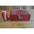 Vintage Red Jewelry Box