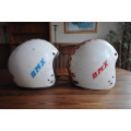 Vintage Bicycle Safety Helmets With BMX Stickers (please read)