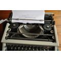 Vintage Manual Typewriter Made In Spain (tested working)