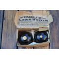 Vintage Lawn Bowls Collectors Item