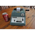 Vintage 1960s Olivetti Hand Crank Adding Machine