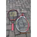 Kids Wilson and Dunlop Tennis Rackets