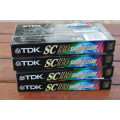 TDK Blank VHS Cassettes (new sealed)