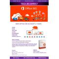 Microsoft Office 365 5 user Pro 5TB - 1 YEAR - Account