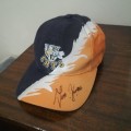 Cats Rugby Supporters Cap with metal pin - Handsigned by Springbok legend Andre Venter