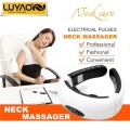 NEW magnetic Therapy Neck Massager with Electronic Pulse and Heated Pads