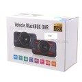 HIGH QUALITY 3.0-inch Full HD 1080P Car Video Recorder Car DVR Support Loop Recording - Black + Red