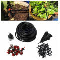 20m DIY Micro Drip Irrigation System Plant Watering Garden Hose Tool