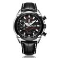 MEGIR Top Luxury Brand Quartz Watches Men's Sport Wrist Watch Military Leather Strap Chronograph Arm