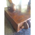 Stunning 1800`s mahogany table top chevelle  mirror with drawer. Please read description.