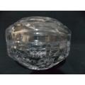 Cut Crystal Bowl and Lid