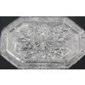 Stunning Heavy Cut Crystal Jewelry Box