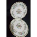 Two Antique John Maddock and Sons Porcelain Plates set of Two