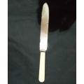 Vintage Silver plated Bread Knife with Bakelite handle